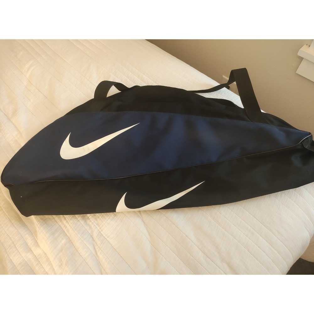 Nike Tennis Racquet Bag Holds Multiple Racquets, Black With White Nike Swoosh